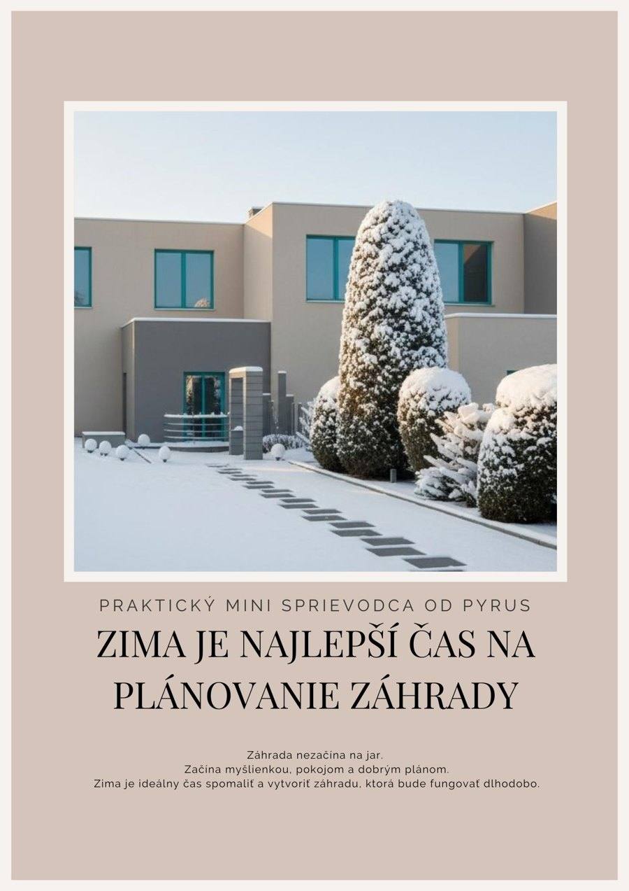 Obálka minisprievodcu Zima je najlepší čas na plánovanie záhrady